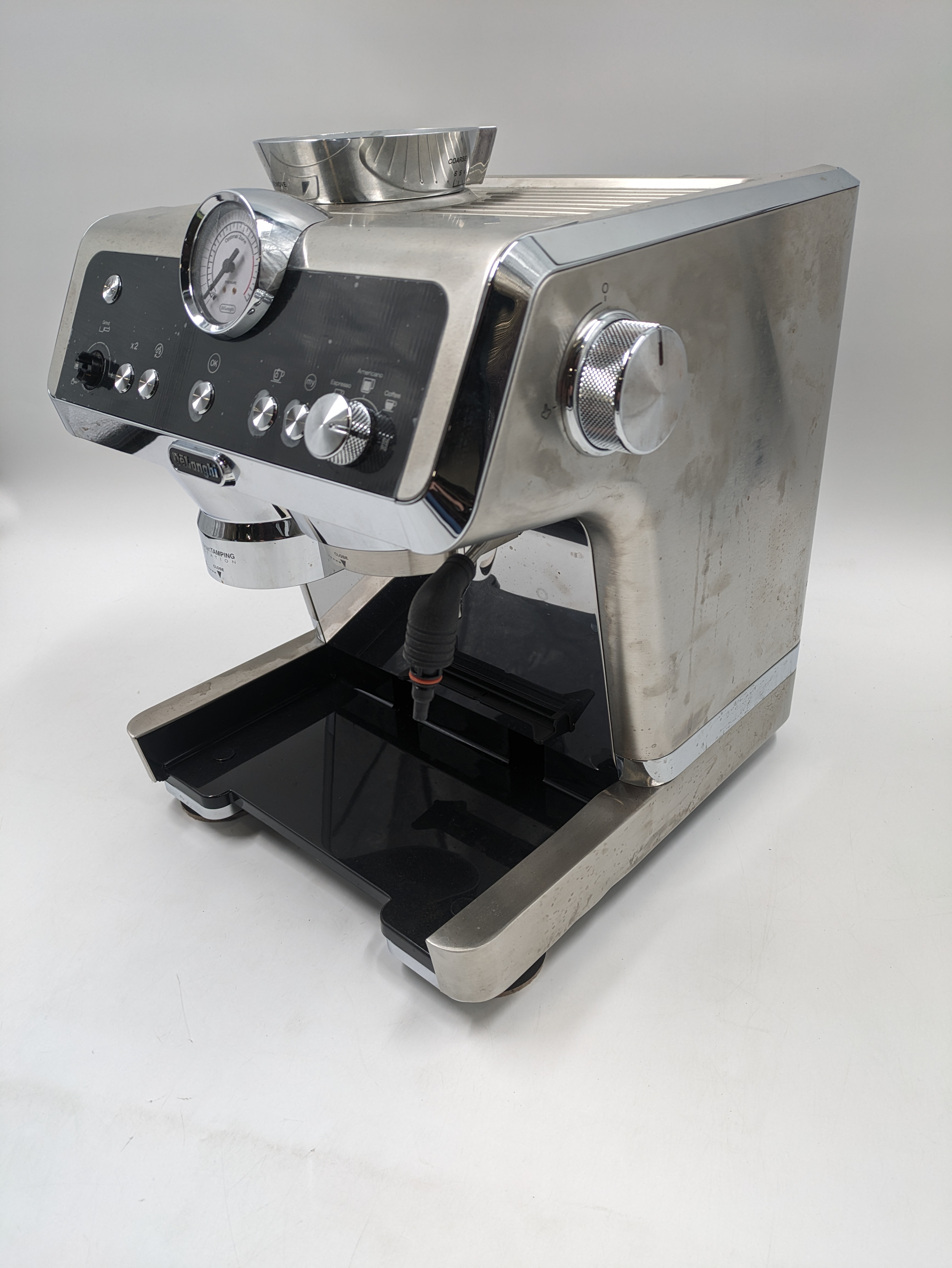 DeLonghi La Specialista Maestro Espresso Machine EC9665M Missing Pcs Broken Knob