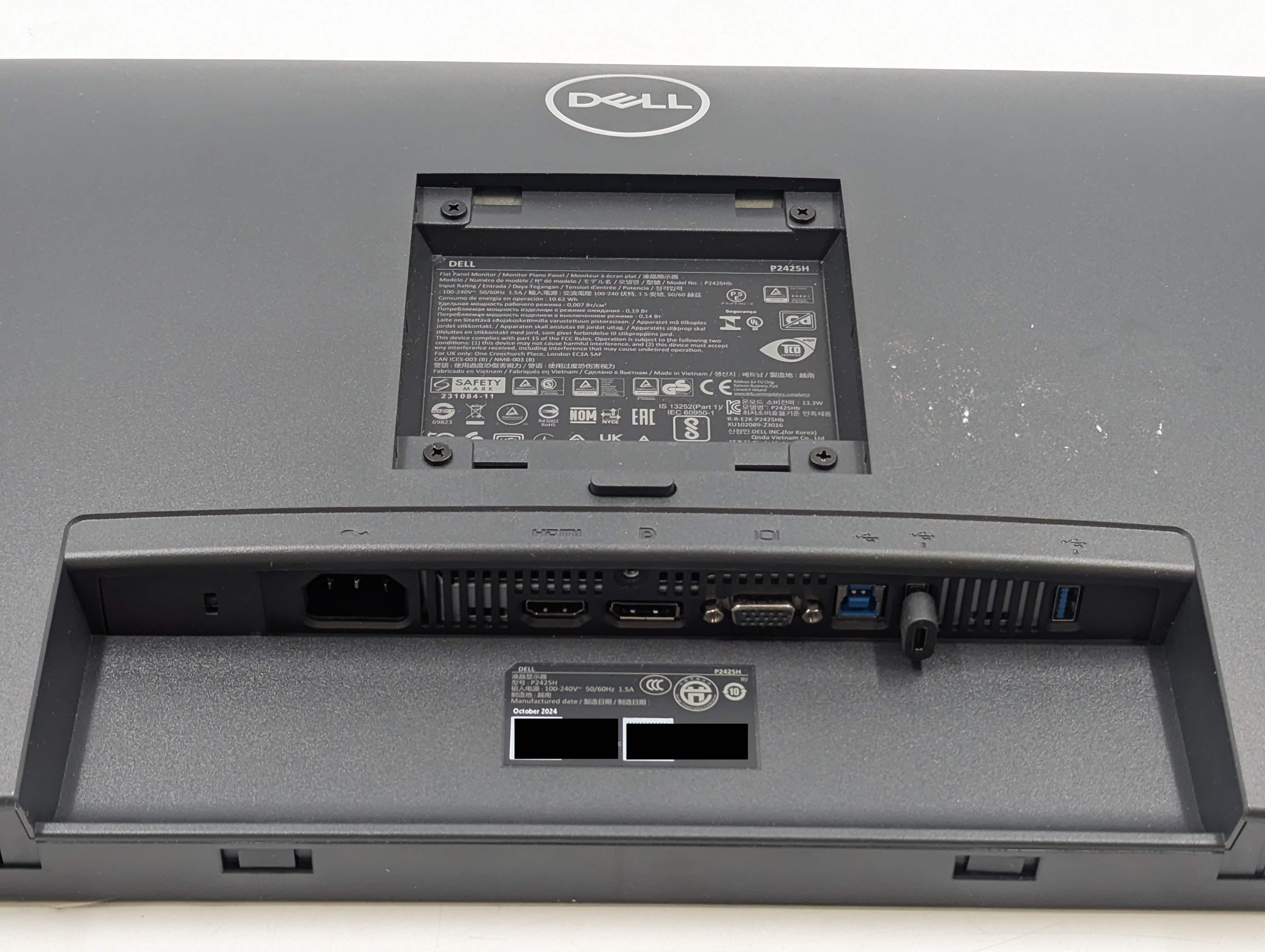 как выглядит Dell P2425H 24" Monitor 1920 x 1080 100Hz 5ms IPS LED Black фото