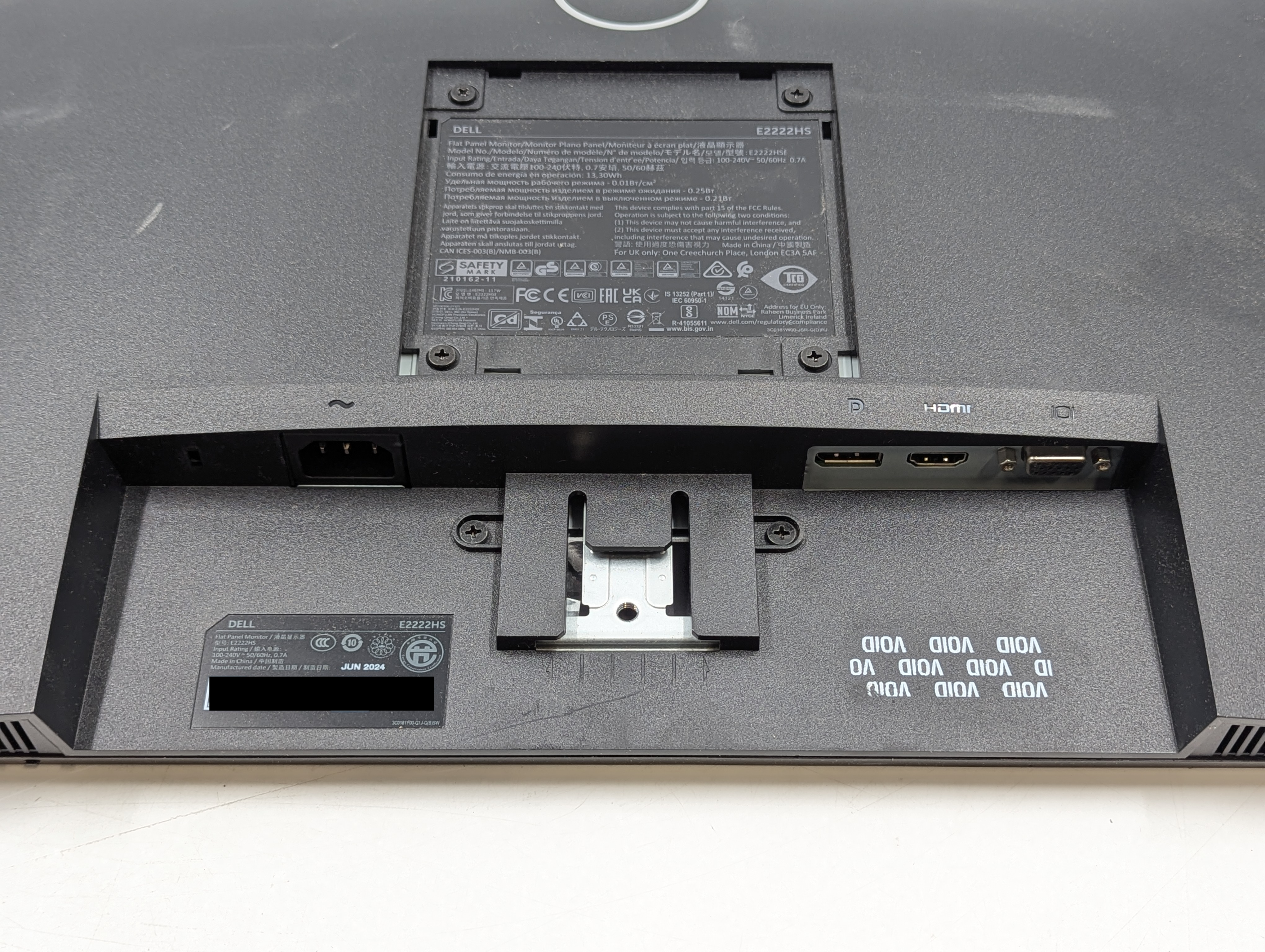 как выглядит Dell E2222HS 21.5" 1920x1080 60Hz 5ms VA LCD Full HD Monitor фото