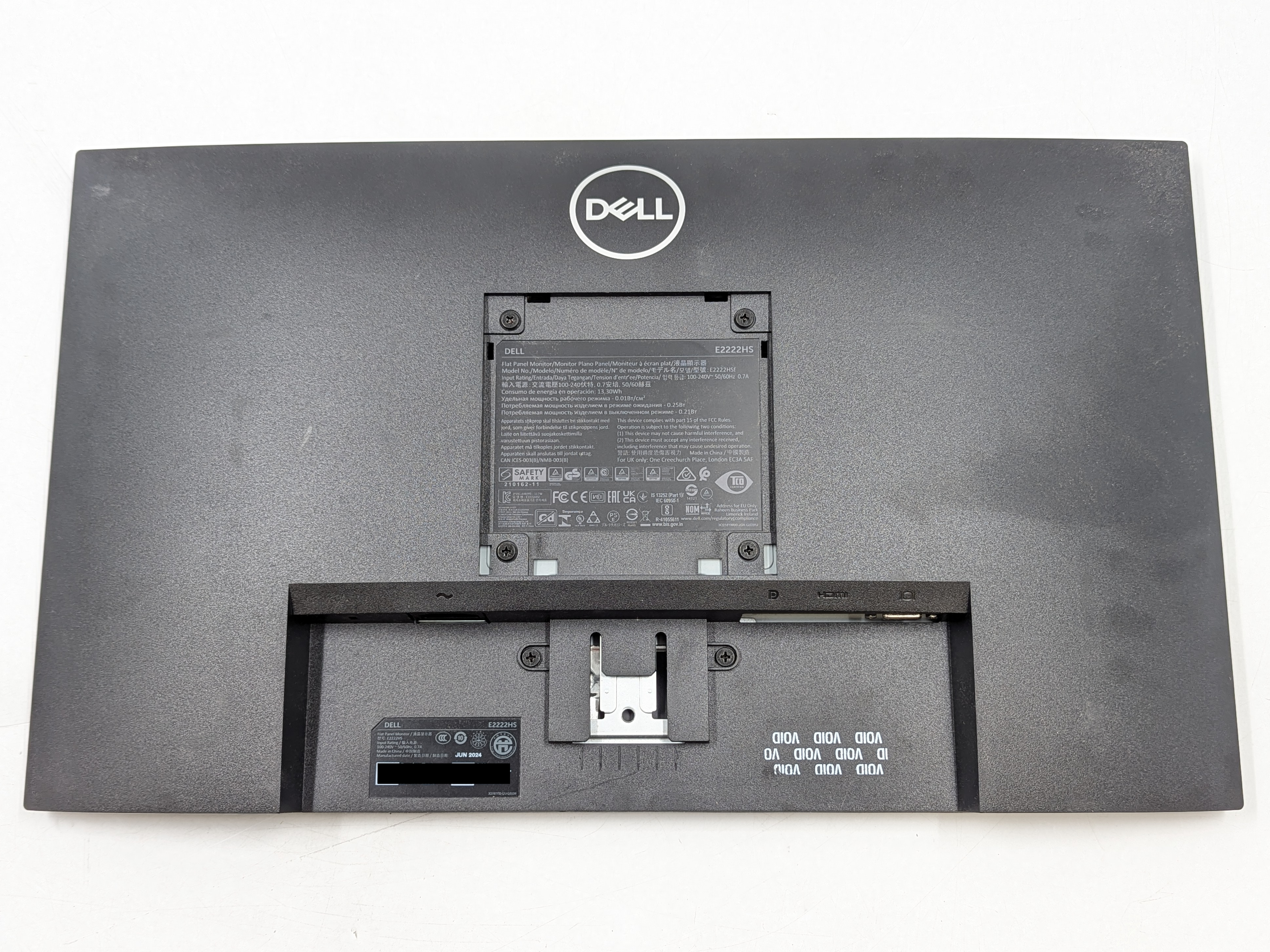 как выглядит Dell E2222HS 21.5" 1920x1080 60Hz 5ms VA LCD Full HD Monitor фото