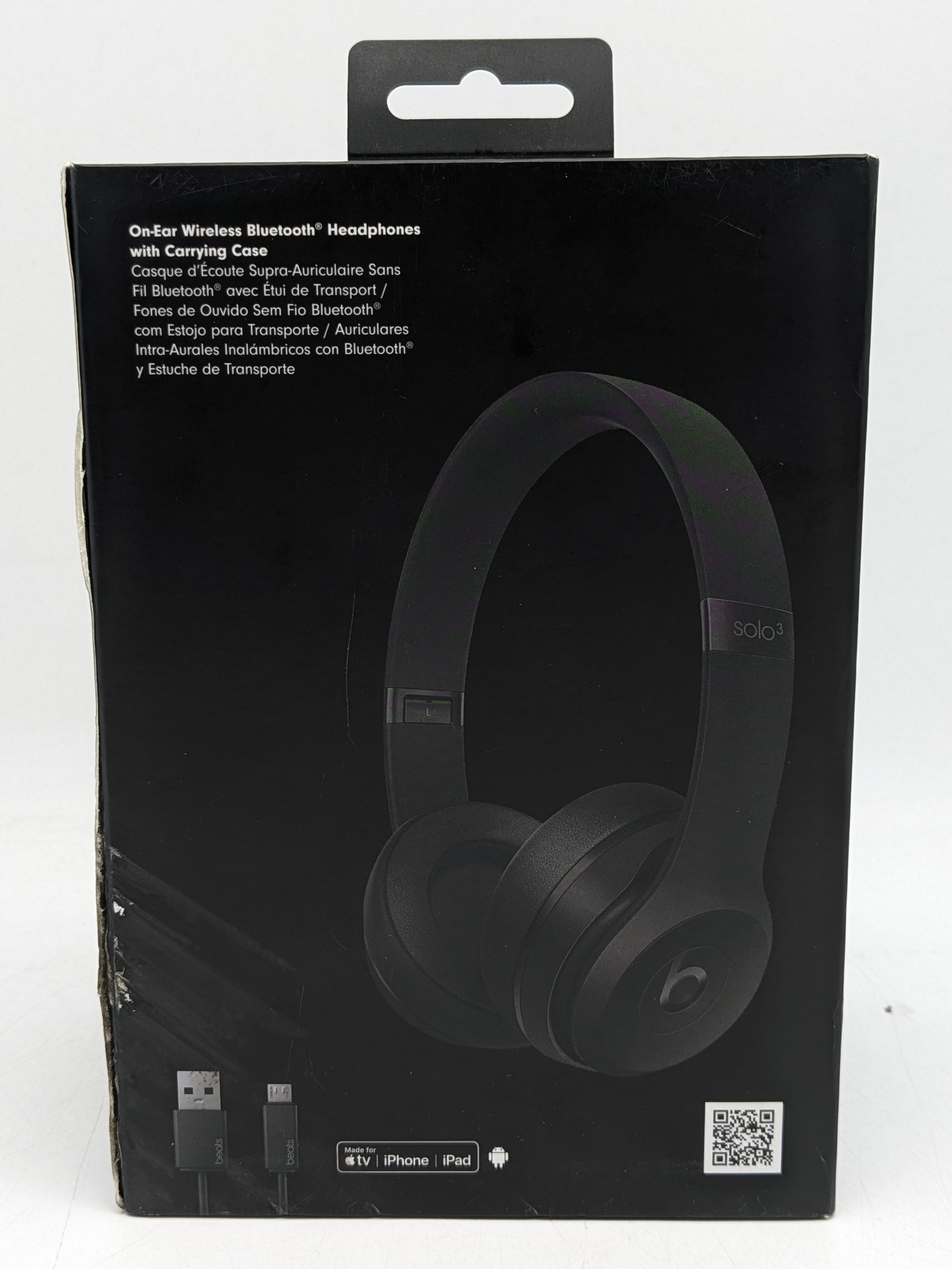 как выглядит Beats by Dre Solo 3 Wireless Bluetooth Headphones MX432LL/A - Black фото